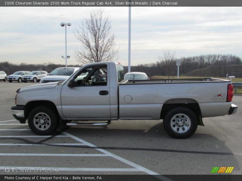 Silver Birch Metallic / Dark Charcoal 2006 Chevrolet Silverado 1500 Work Truck Regular Cab 4x4
