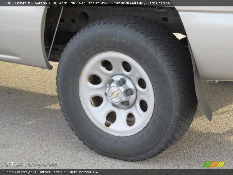 Silver Birch Metallic / Dark Charcoal 2006 Chevrolet Silverado 1500 Work Truck Regular Cab 4x4