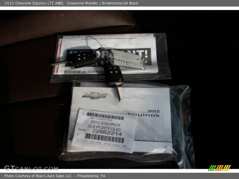 Graystone Metallic / Brownstone/Jet Black 2012 Chevrolet Equinox LTZ AWD