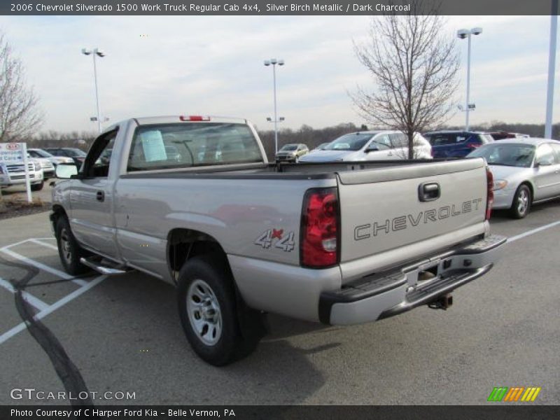 Silver Birch Metallic / Dark Charcoal 2006 Chevrolet Silverado 1500 Work Truck Regular Cab 4x4