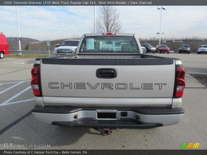 Silver Birch Metallic / Dark Charcoal 2006 Chevrolet Silverado 1500 Work Truck Regular Cab 4x4