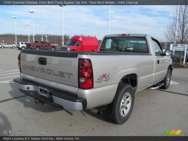 Silver Birch Metallic / Dark Charcoal 2006 Chevrolet Silverado 1500 Work Truck Regular Cab 4x4