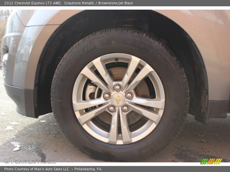 Graystone Metallic / Brownstone/Jet Black 2012 Chevrolet Equinox LTZ AWD