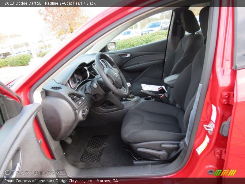 Front Seat of 2013 Dart SE