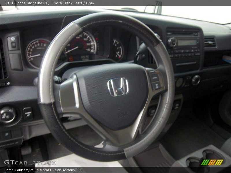 Crystal Black Pearl / Gray 2011 Honda Ridgeline RT