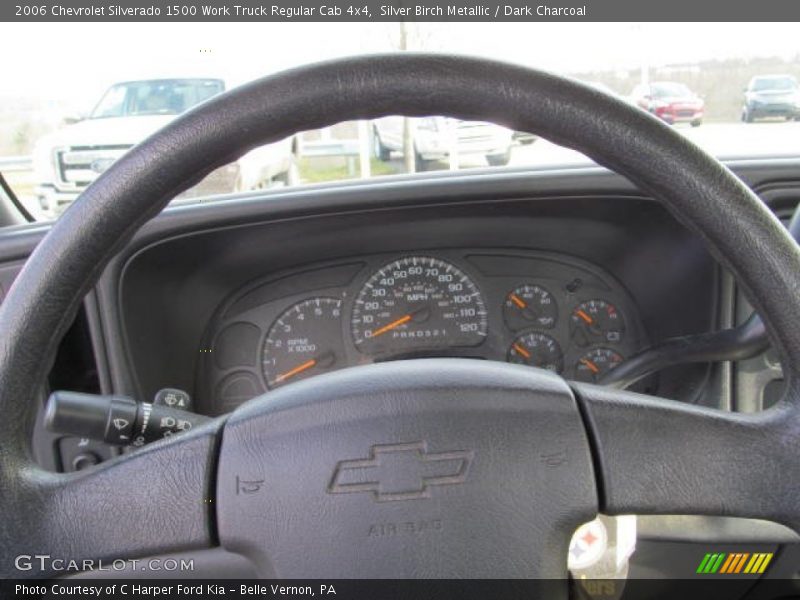 Silver Birch Metallic / Dark Charcoal 2006 Chevrolet Silverado 1500 Work Truck Regular Cab 4x4