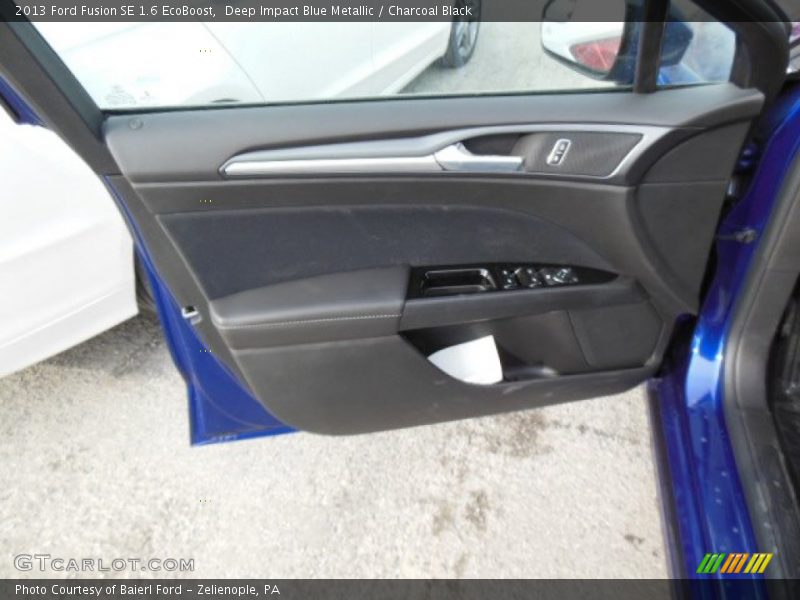 Deep Impact Blue Metallic / Charcoal Black 2013 Ford Fusion SE 1.6 EcoBoost