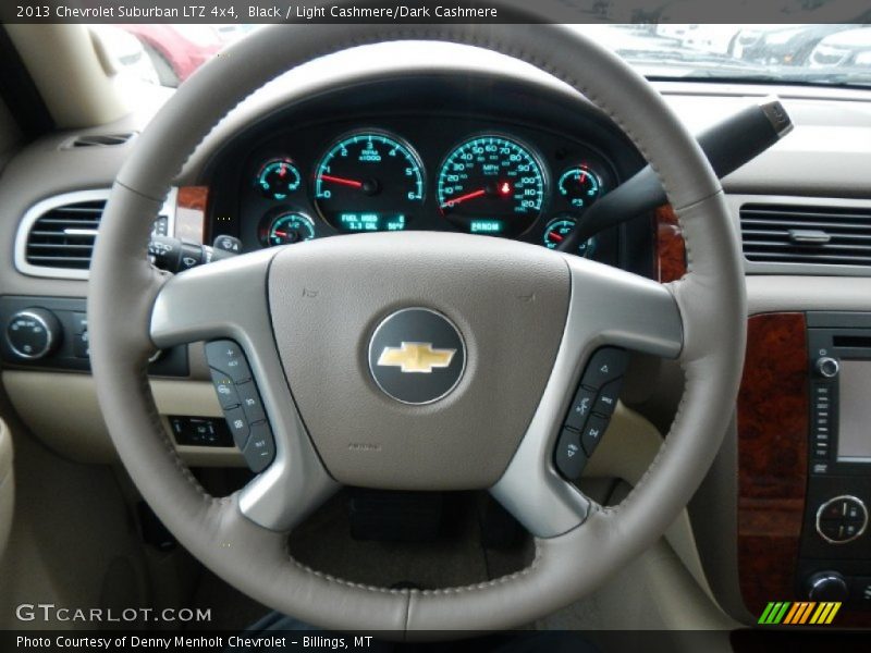 Black / Light Cashmere/Dark Cashmere 2013 Chevrolet Suburban LTZ 4x4