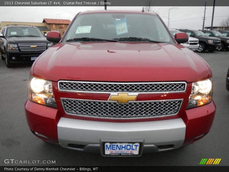 Crystal Red Tintcoat / Ebony 2013 Chevrolet Suburban LT 4x4