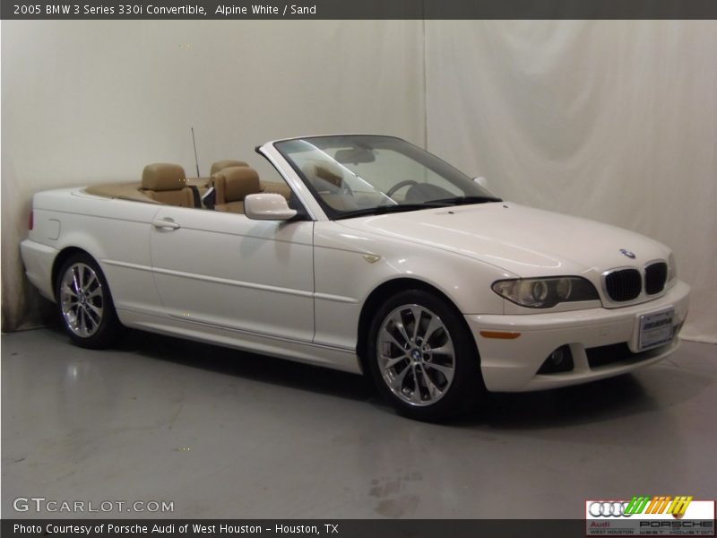 Alpine White / Sand 2005 BMW 3 Series 330i Convertible