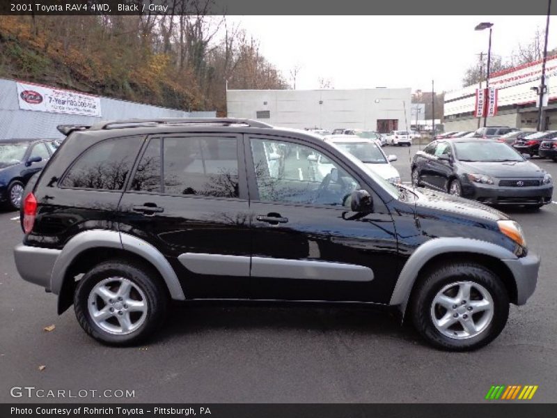 Black / Gray 2001 Toyota RAV4 4WD