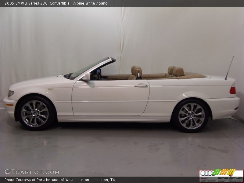 Alpine White / Sand 2005 BMW 3 Series 330i Convertible