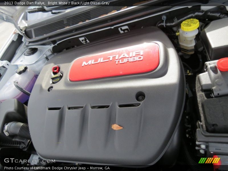 Bright White / Black/Light Diesel Gray 2013 Dodge Dart Rallye