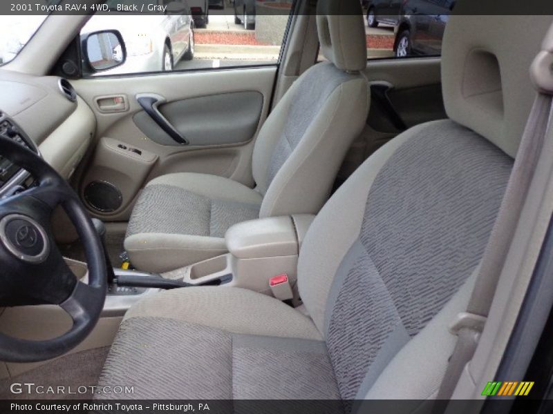 Black / Gray 2001 Toyota RAV4 4WD
