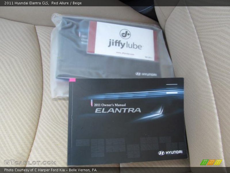 Red Allure / Beige 2011 Hyundai Elantra GLS