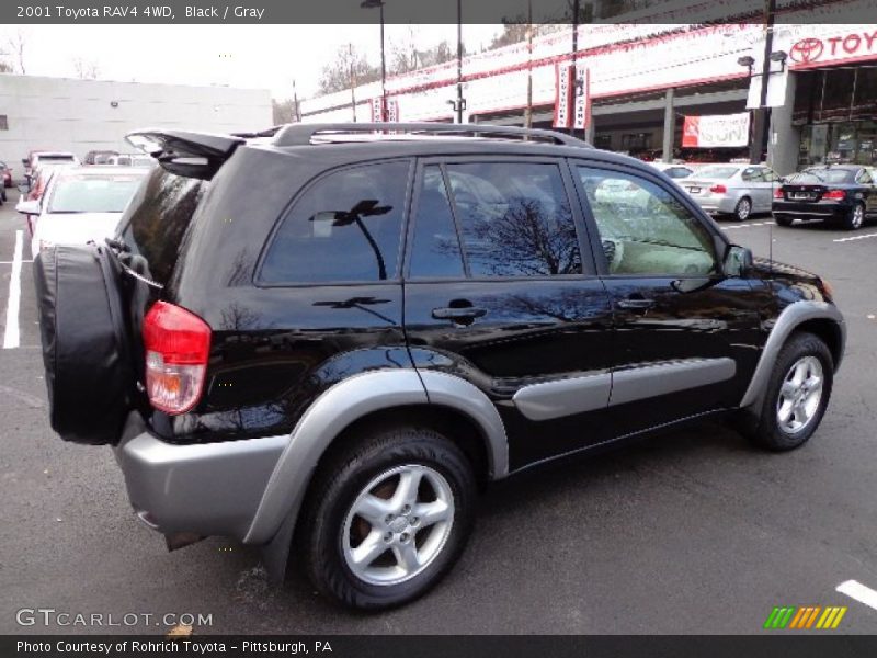 Black / Gray 2001 Toyota RAV4 4WD