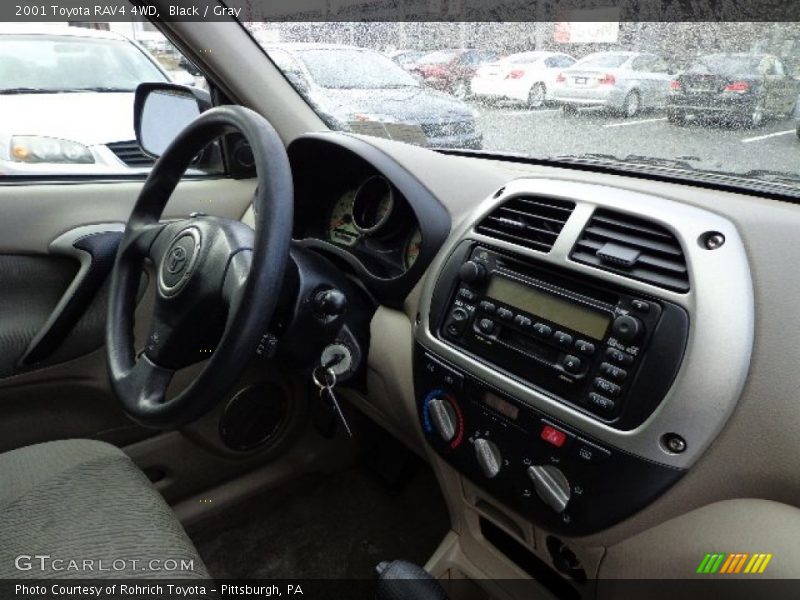 Black / Gray 2001 Toyota RAV4 4WD