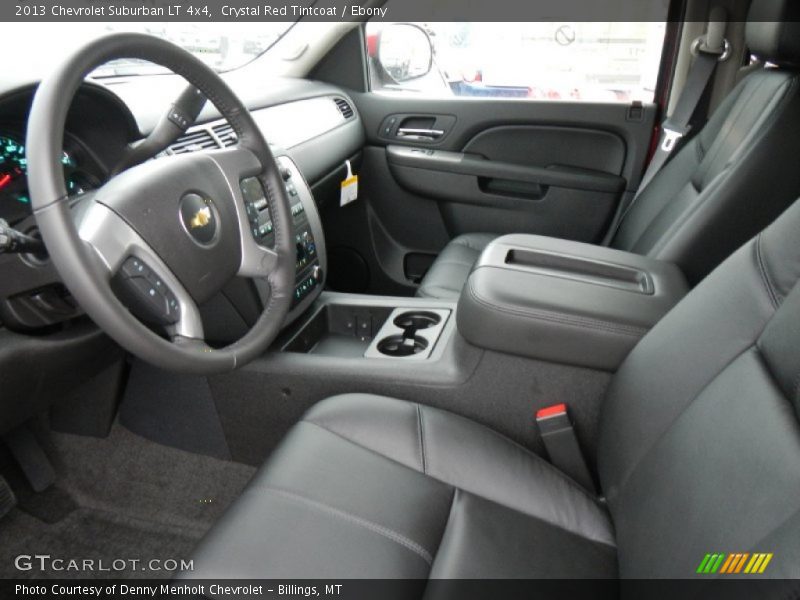 Crystal Red Tintcoat / Ebony 2013 Chevrolet Suburban LT 4x4