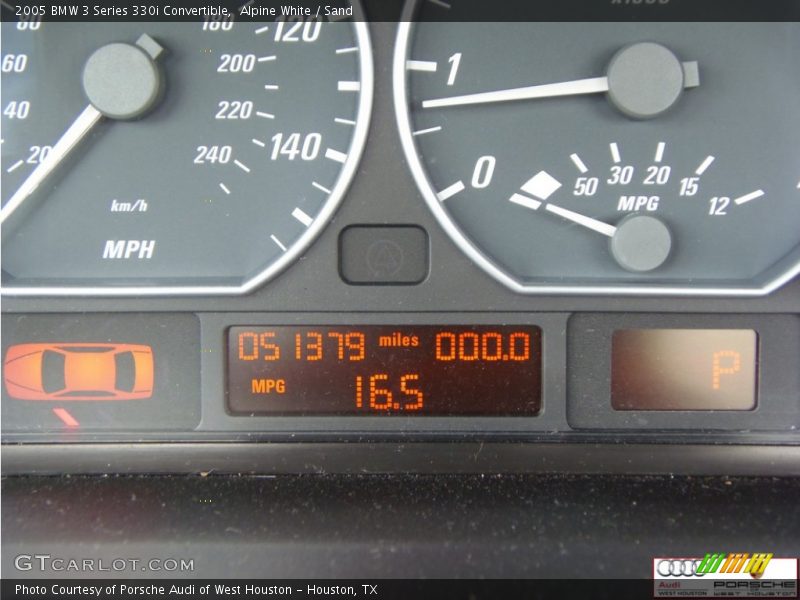 Alpine White / Sand 2005 BMW 3 Series 330i Convertible