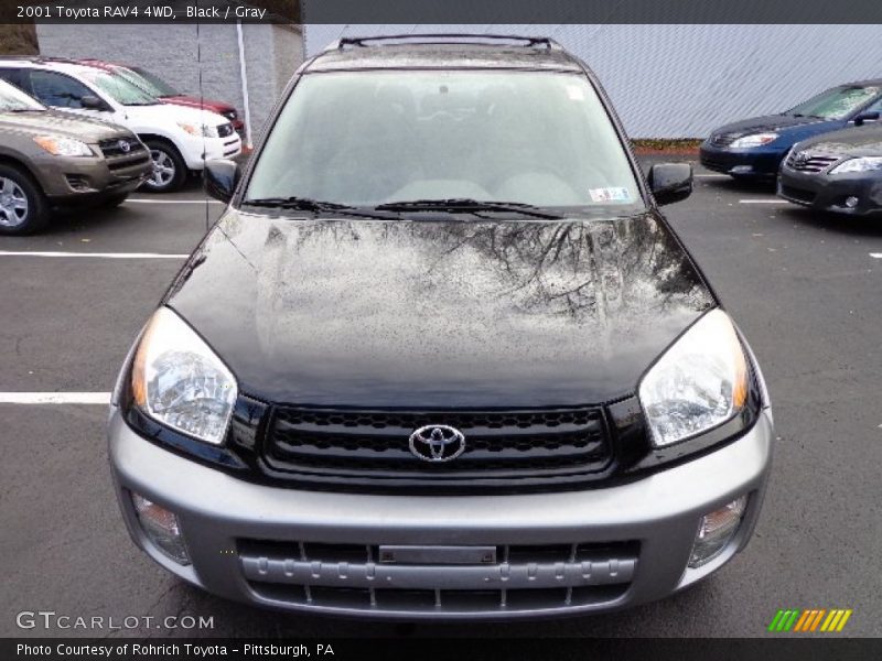 Black / Gray 2001 Toyota RAV4 4WD