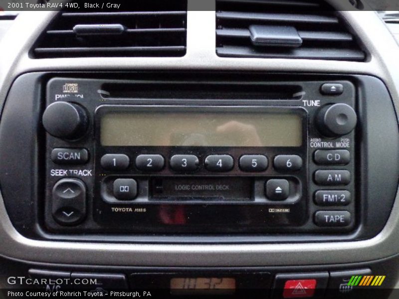 Black / Gray 2001 Toyota RAV4 4WD