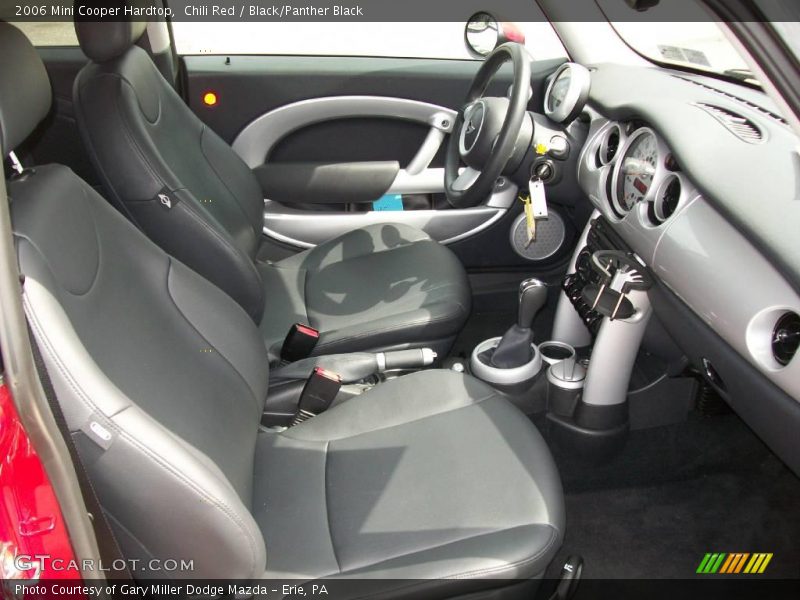 Chili Red / Black/Panther Black 2006 Mini Cooper Hardtop