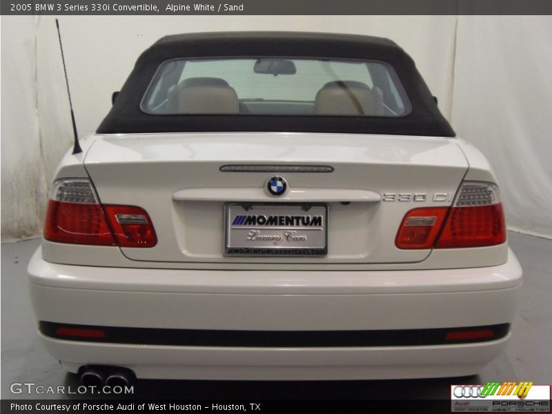 Alpine White / Sand 2005 BMW 3 Series 330i Convertible