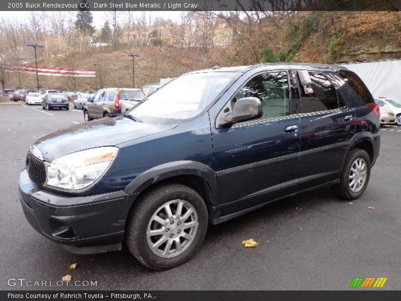 Dark Steel Blue Metallic / Light Gray 2005 Buick Rendezvous CX