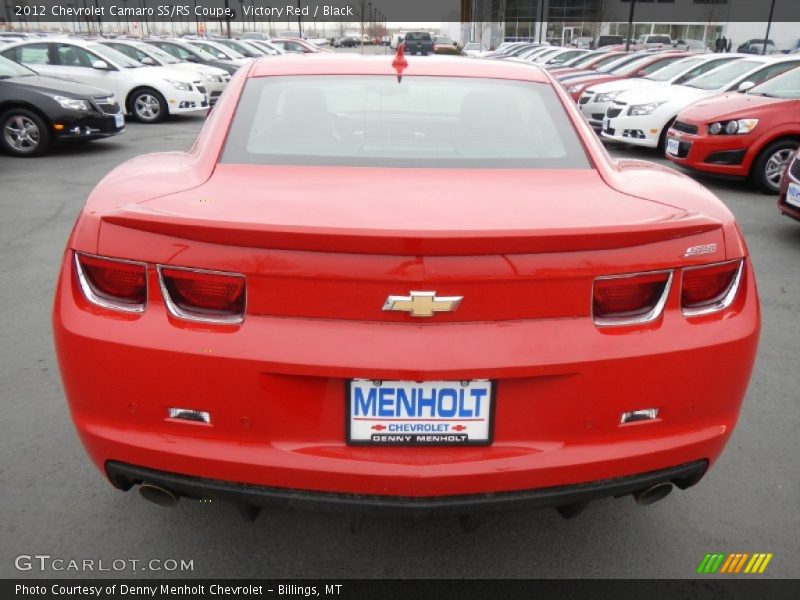 Victory Red / Black 2012 Chevrolet Camaro SS/RS Coupe