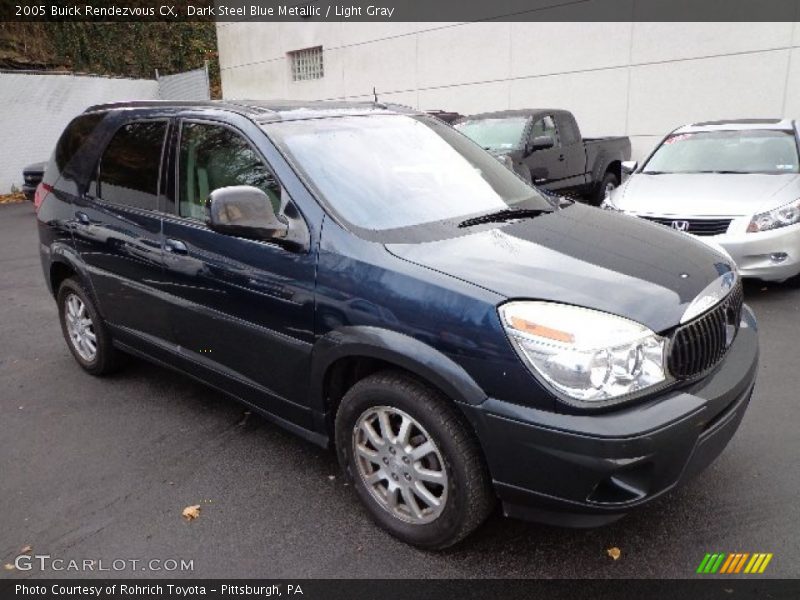 Dark Steel Blue Metallic / Light Gray 2005 Buick Rendezvous CX