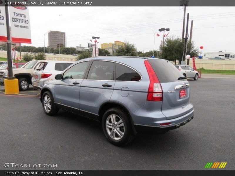 Glacier Blue Metallic / Gray 2011 Honda CR-V EX