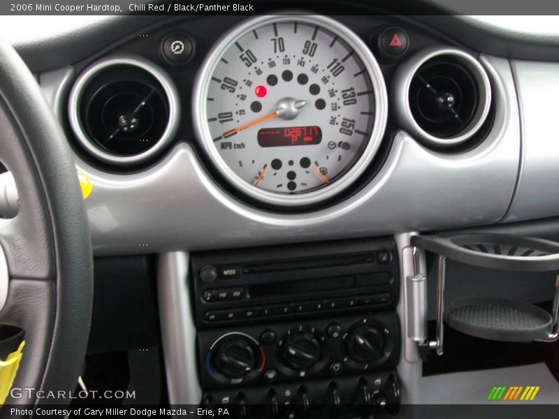 Chili Red / Black/Panther Black 2006 Mini Cooper Hardtop