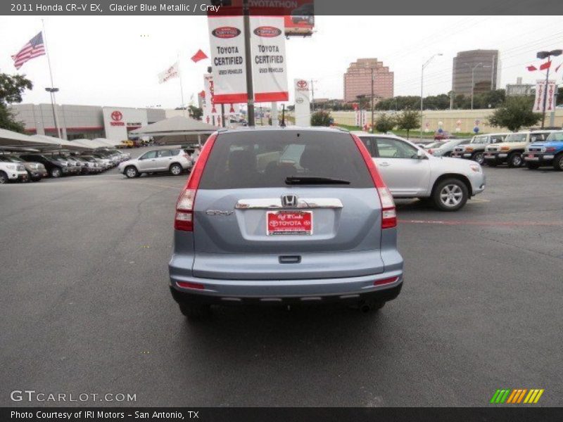 Glacier Blue Metallic / Gray 2011 Honda CR-V EX