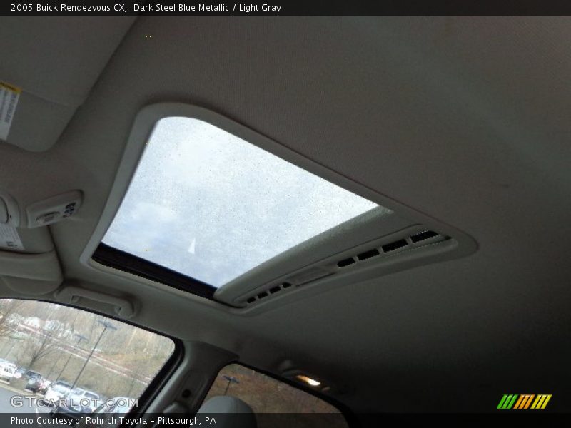 Dark Steel Blue Metallic / Light Gray 2005 Buick Rendezvous CX