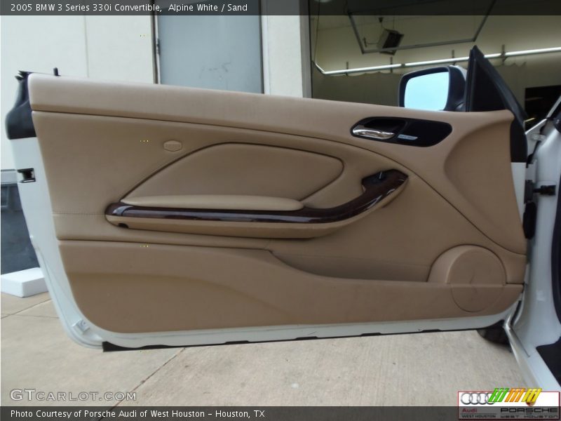 Alpine White / Sand 2005 BMW 3 Series 330i Convertible