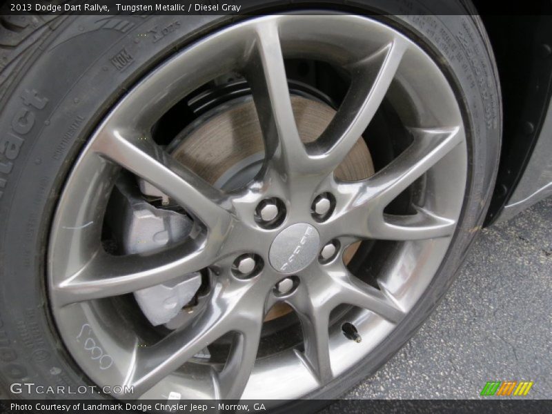 Tungsten Metallic / Diesel Gray 2013 Dodge Dart Rallye