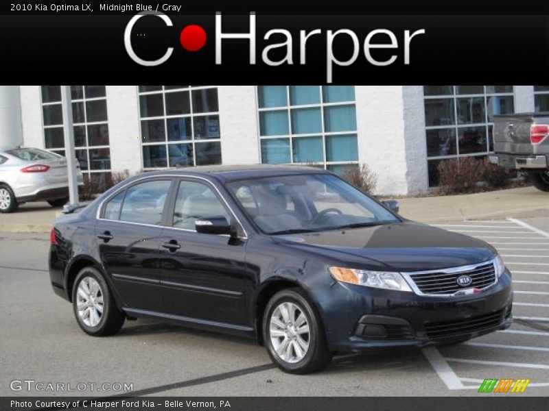 Midnight Blue / Gray 2010 Kia Optima LX