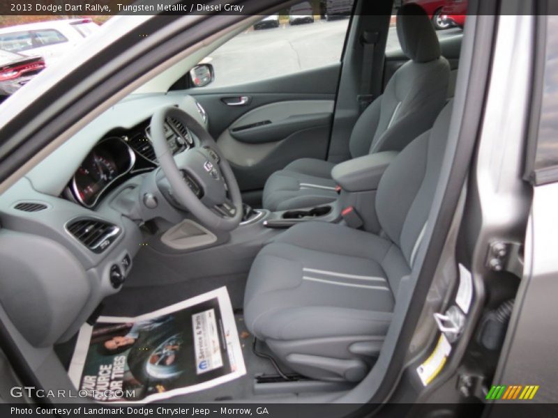 Tungsten Metallic / Diesel Gray 2013 Dodge Dart Rallye