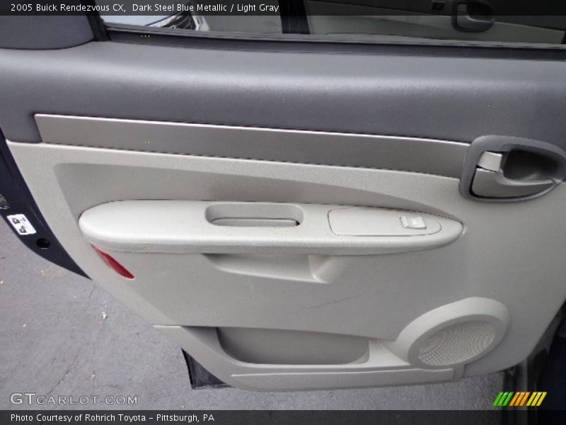 Dark Steel Blue Metallic / Light Gray 2005 Buick Rendezvous CX
