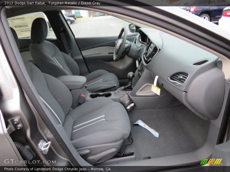 Tungsten Metallic / Diesel Gray 2013 Dodge Dart Rallye