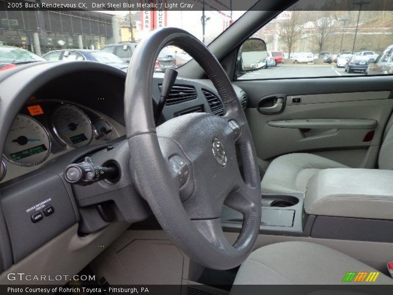 Dark Steel Blue Metallic / Light Gray 2005 Buick Rendezvous CX