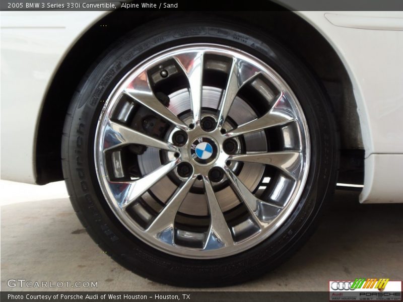Alpine White / Sand 2005 BMW 3 Series 330i Convertible