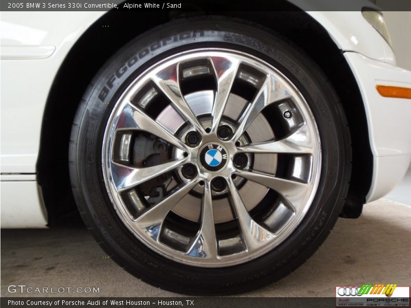 Alpine White / Sand 2005 BMW 3 Series 330i Convertible