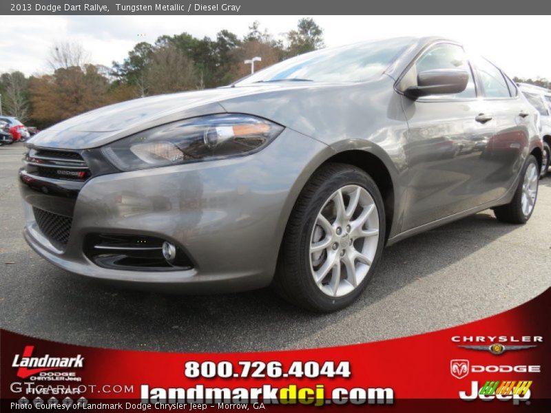 Tungsten Metallic / Diesel Gray 2013 Dodge Dart Rallye