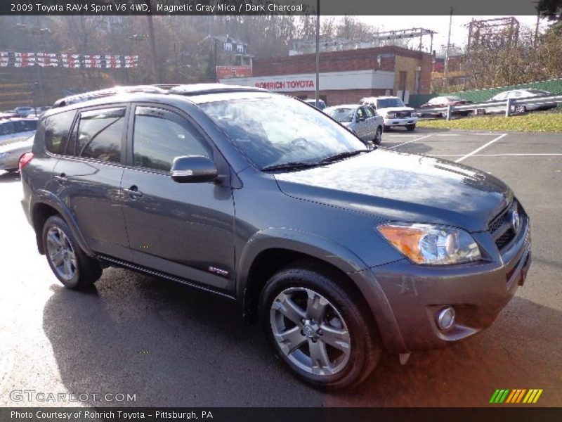 Magnetic Gray Mica / Dark Charcoal 2009 Toyota RAV4 Sport V6 4WD