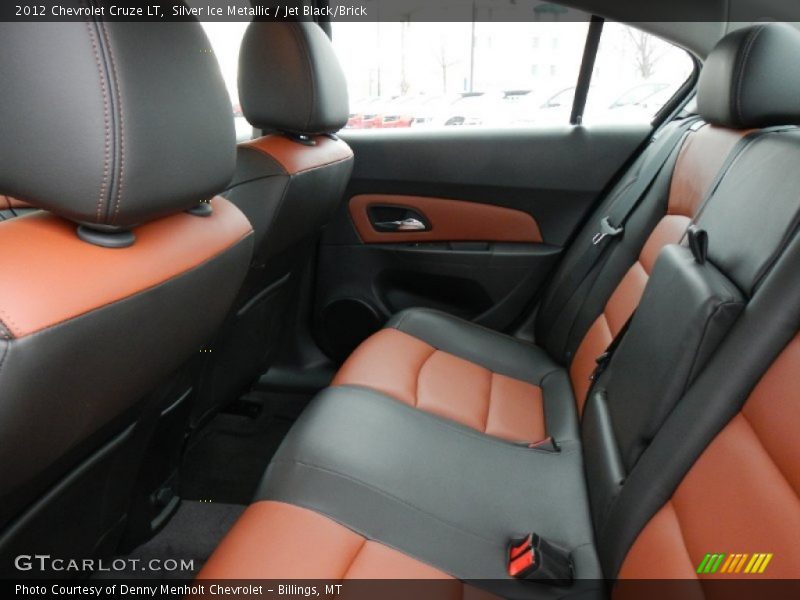 Silver Ice Metallic / Jet Black/Brick 2012 Chevrolet Cruze LT
