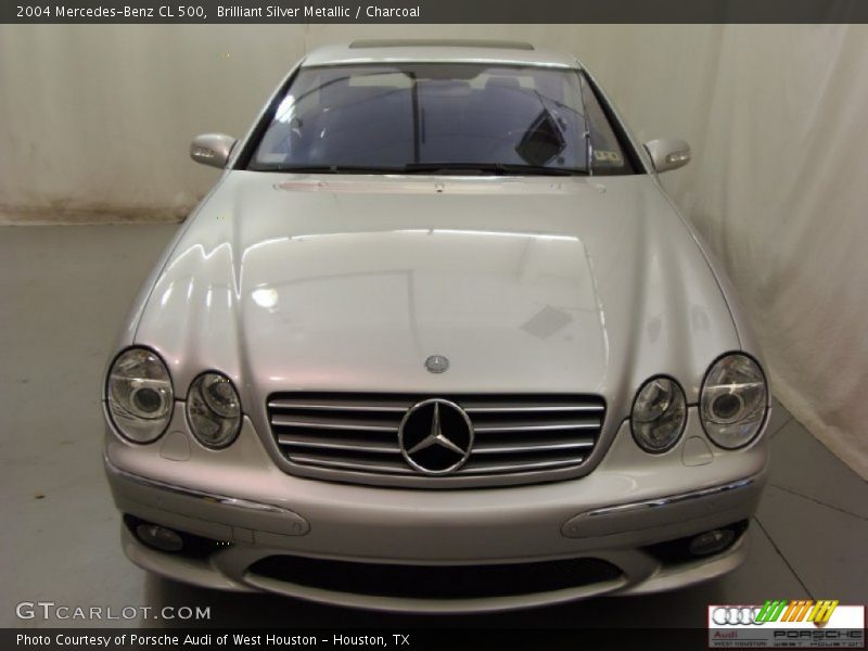 Brilliant Silver Metallic / Charcoal 2004 Mercedes-Benz CL 500