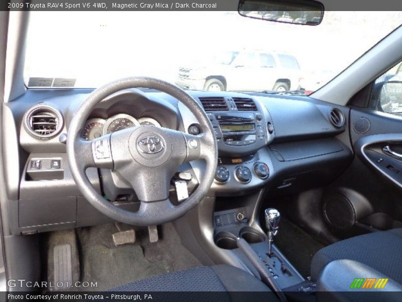 Magnetic Gray Mica / Dark Charcoal 2009 Toyota RAV4 Sport V6 4WD