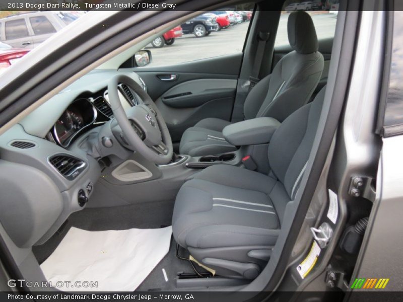 Tungsten Metallic / Diesel Gray 2013 Dodge Dart Rallye