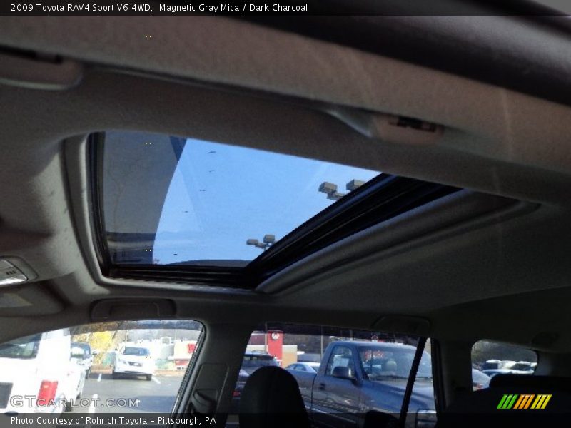 Magnetic Gray Mica / Dark Charcoal 2009 Toyota RAV4 Sport V6 4WD